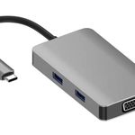 Qhou USB C -> USB 3.0, USB 2.0, VGA, SD és TF kártya, HDTV átalakító fotó