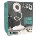 Qware Flexibilis asztali lámpa - fehér HOF-006WH fotó