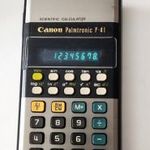 régi Canon Palmtronic F-41 LED számológép kalkulátor zsebszámológép fotó