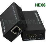 HEX60J FullHD HDMI hosszabbító (extender) Cat6 kábelen 60m fotó