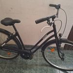 Fekete Elops 100 Btwin kerékpár - felnőtt fotó