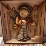 1957-es Hummel/Goebel porcelán falikép: Hegedűs! fotó