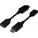 DisplayPort - HDMI átalakító adapter, 1x DisplayPort dugó - 1x HDMI aljzat, fekete, Digitus fotó