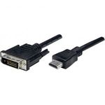 HDMI / DVI átalakító kábel, 1x HDMI dugó - 1x DVI dugó 24+1 pólusú, 1, 8 m, Manhattan fotó