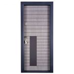Fém bejárati ajtó Megadoor Prestige 1 lux 1034, jobb, tölgy szürke, 200 x 88 cm fotó
