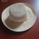 Szalma kalap - bézs színű fotó