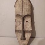 Afrika afrikai antik maszk patinás fa maszk Fang népcsoport Gabon africká maska dob 15. fotó