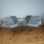 Retro fémvázas Dodó szék krómvázas fotel régi karosszék fotó
