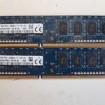 2 x 2 GB HYNIX DDR3 1600 MHz MEMÓRIAKÁRTYA RAM fotó