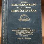 CSONKA-MAGYARORSZÁG KÖZIGAZGATÁSI HELYSÉGNÉVTÁRA. 1941. (240529-Y33D) fotó