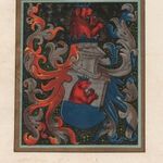 Családi Címerek a Középkorból - Az Ennyingi és Bakonoki Török-Család Czímere 1481. év - Chromo fotó