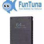 PS2 FunTuna softmod okosító kártya fotó
