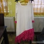 231. Fehér-pink ruha/ jelmez fotó