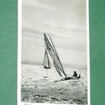 Képeslap, Balaton vitorlás hajók fotó