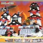 Lego Castle 6093 Flying Ninja's Fortress, a repülő nindzsa erődje. Ritka, dobozos klasszikus szett. fotó