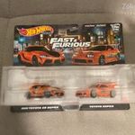 Fast & Furious - Halálosabb Iramban - Toyota Supra duo Pack - Hot Wheels prémium fotó