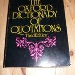 The Oxford Dictionary of Quotations - idézet bölcsesség gyűjtemény angol nyelv fotó