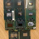 Raktárkisöprés! 11 darab Intel és AMD laptop processzor vegyesen gyűjteményből akár 1Ft fotó