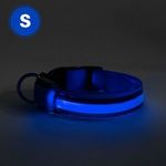 LED-es nyakörv - akkumulátoros - S méret - kék fotó