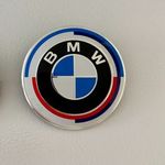 Új BMW 82mm 50th jubileum Gépház Motorháztető Csomagtér Csomagtartó Embléma Jel 51148087193 fotó