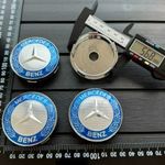 Új Mercedes 4db 60mm Alufelni Felni Közép Kupak Felnikupak Porvédő Felniközép Sapka fotó
