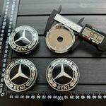 Új Mercedes 4db 60mm Alufelni Felni Közép Kupak Felnikupak Porvédő Felniközép Sapka Embléma fotó