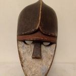 Antik afrikai maszk kwele népcsoport Gabon africká maska 121 dob 35 4661 fotó