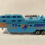- Matchbox Convoy - MB Satellite TV News Low Bed Trailer - 1981 - kamion pótkocsi modell - szép 1ft fotó