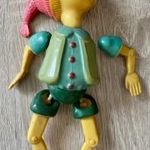 ANTIK RETRO Pinokkió játék figura baba 23cm fotó
