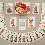 Régi retró vintage Minerva jelmezes kártya játék pakli gyerekkártya kártyajáték gyerek kártya doboz fotó