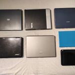 7 db régi laptop - Életjelet mutatnak, de hibásak, hiányosak fotó