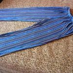 PAPAYA kék alapon mintás, gumis derekú, bő szárú rugalmas anyagú nadrág 20-as, XL-XXL-es fotó