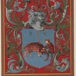 Családi Címerek a Középkorból - A Martonfalvi Cseh-Család Czímere 1514. évben - Chromolithography fotó