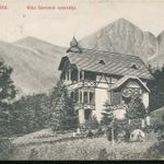 Tátra - Tátralomnic villa 1912 fotó