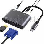 DMK-15 USB-C 3.1 - HDMI/VGA/USB3.0/USB-C PD/Audio multikonverter fotó