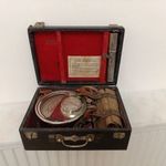Antik orvosi eszköz kardiológia kardiológus vérnyomás mérő műszer 1939 szerszám 328 9093 fotó