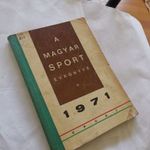 A magyar sport évkönyve 1971 - adattár 1970-es sporteredményekhez fotó