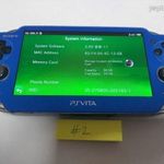 GARÁZSVÁSÁR! PS Vita 3.60 HENKAKU SD2VITA microSD adapter #2+64GB Kék, Jó állapotú kijelző és hátlap fotó