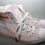 Converse, halvány rózsaszín, vagány, magasszárú sportcipő, sportos cipő, dorkó 38-női fotó