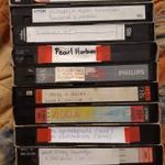 1 csomag régi, vegyes VHS videókazetta (7) - 1 Ft-ról NMÁ fotó