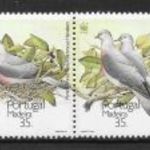 1991. Portugál Madeira , WWF Ezüstnyakü galamb sor csíkban ( 7 € ) fotó
