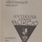 Állami Könyvterjesztő Vállalat antikvár könyvaukció - 1971 November fotó