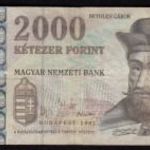 2000 forint 2002 CB (VG) fotó