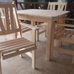 Terasz Kerti fa székek a gyártótól fotó