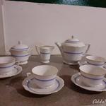 Manófüles Zsolnay 13 darabos teás készlet fotó