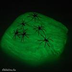Sötétben világító pókháló 70g pókokkal fotó