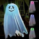Ghost Halloween lámpa színes fénnyel 52cm fotó