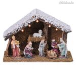 Karácsonyi Betlehem 5 LED-del 26x10, 5x18 cm fotó