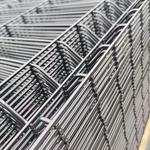 3D Fekete kerítés panel 123x250cm eladó . fotó