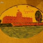 Túri fazekas kerámia a gyulai vár képével eladó. fotó